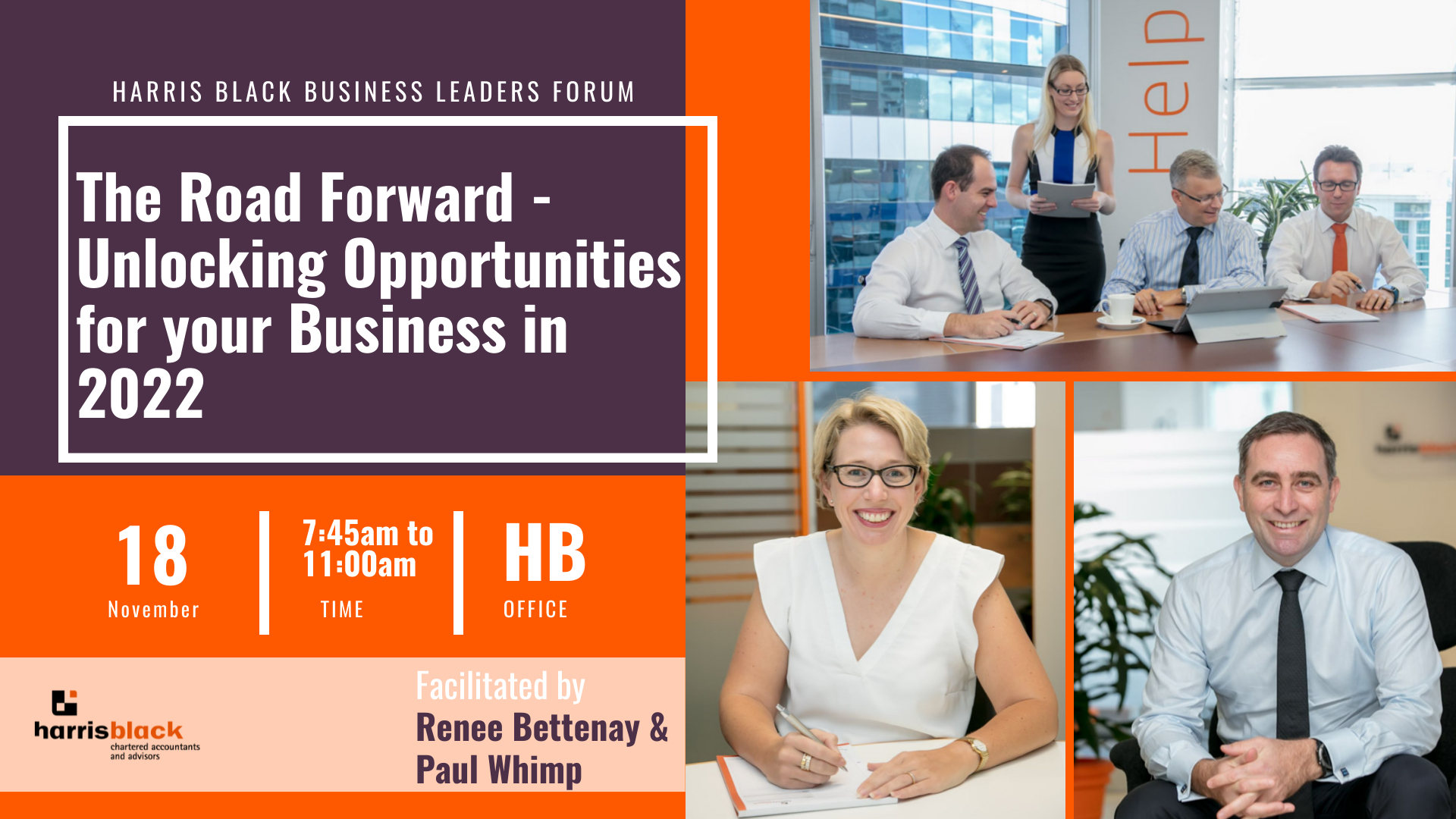 HB Business Leaders Forum – The Road Forward – Unlocking Opportunities For Your Business In 2022